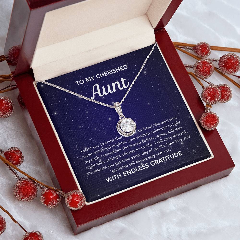 To my Aunt - Eternal Hope Necklace - Night Stars