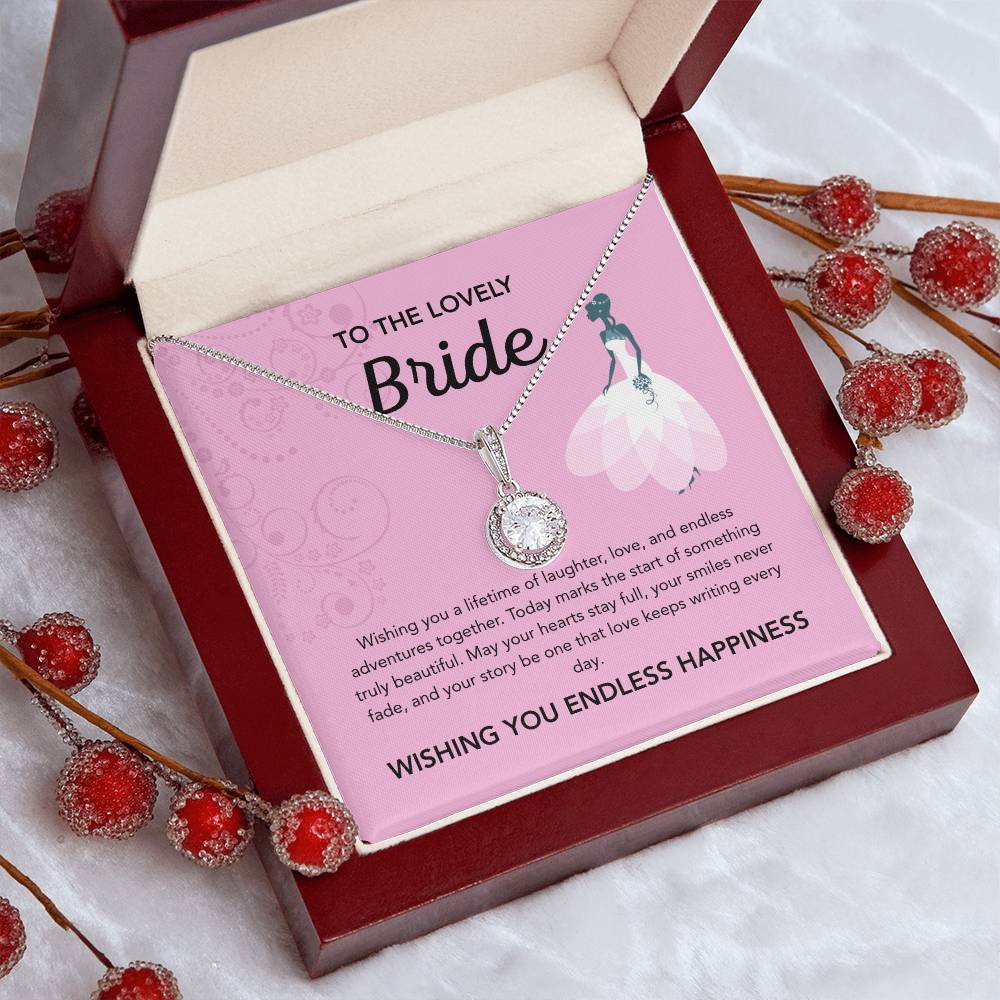 To my Bride - Eternal Hope Necklace - Pink