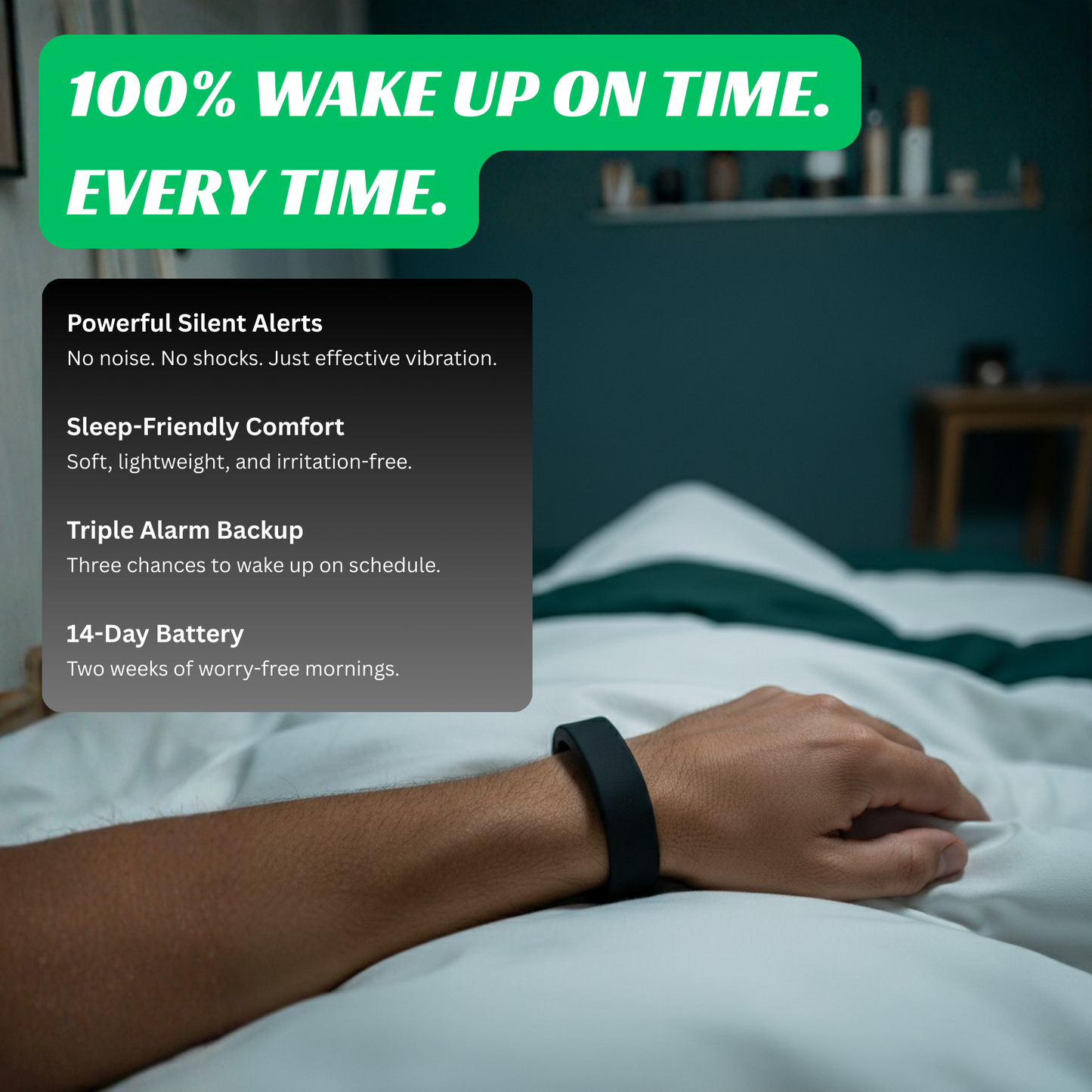 No noise. No shocks. Just effective vibration.