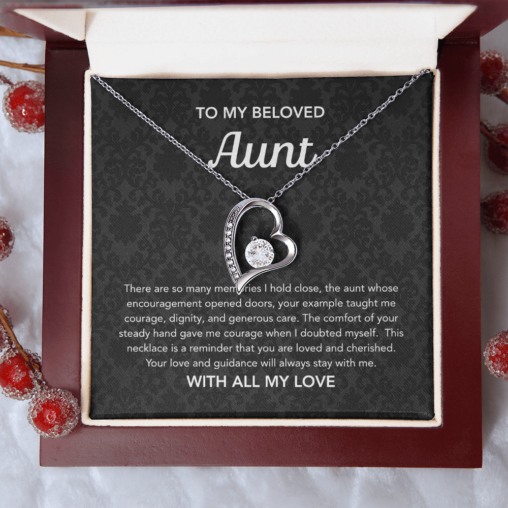 To my Aunt - Forever Love Necklace - Damsak