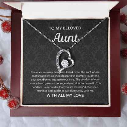 To my Aunt - Forever Love Necklace - Damsak