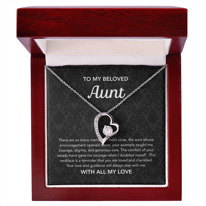 To my Aunt - Forever Love Necklace - Damsak