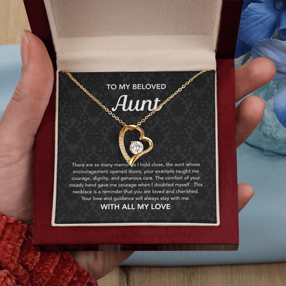 To my Aunt - Forever Love Necklace - Damsak