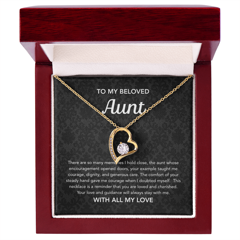 To my Aunt - Forever Love Necklace - Damsak