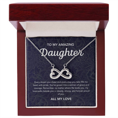 To my Daughter - Endless Love Necklace - Damsak