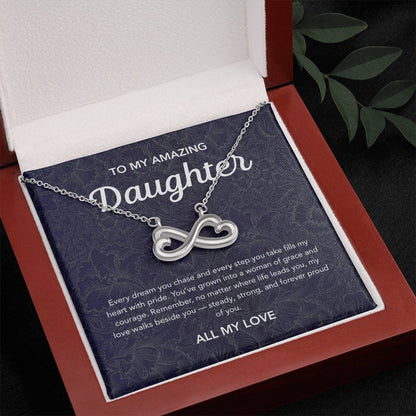 To my Daughter - Endless Love Necklace - Damsak