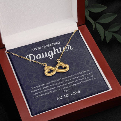 To my Daughter - Endless Love Necklace - Damsak