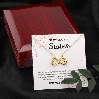 To my Sister - Endless Love Necklace - Stars