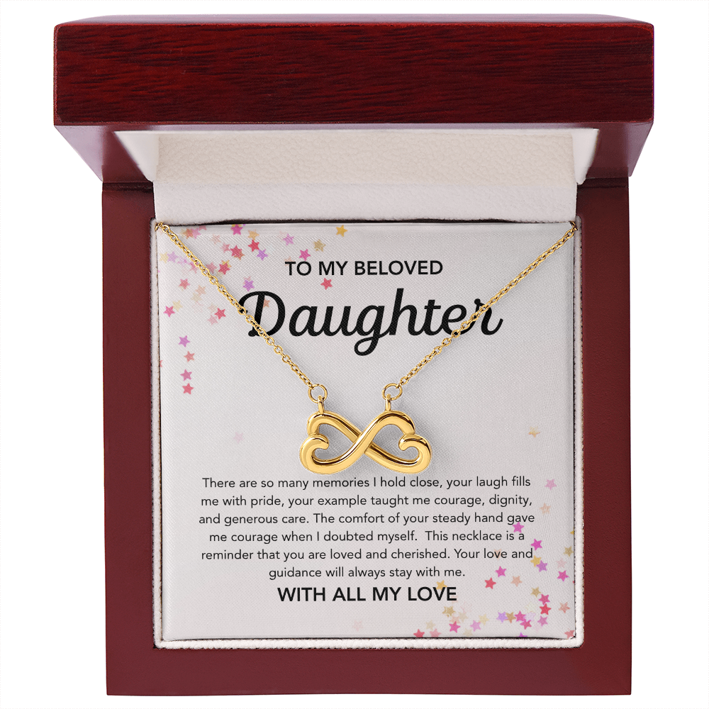 To my Daughter - Endless Love Necklace - Stars