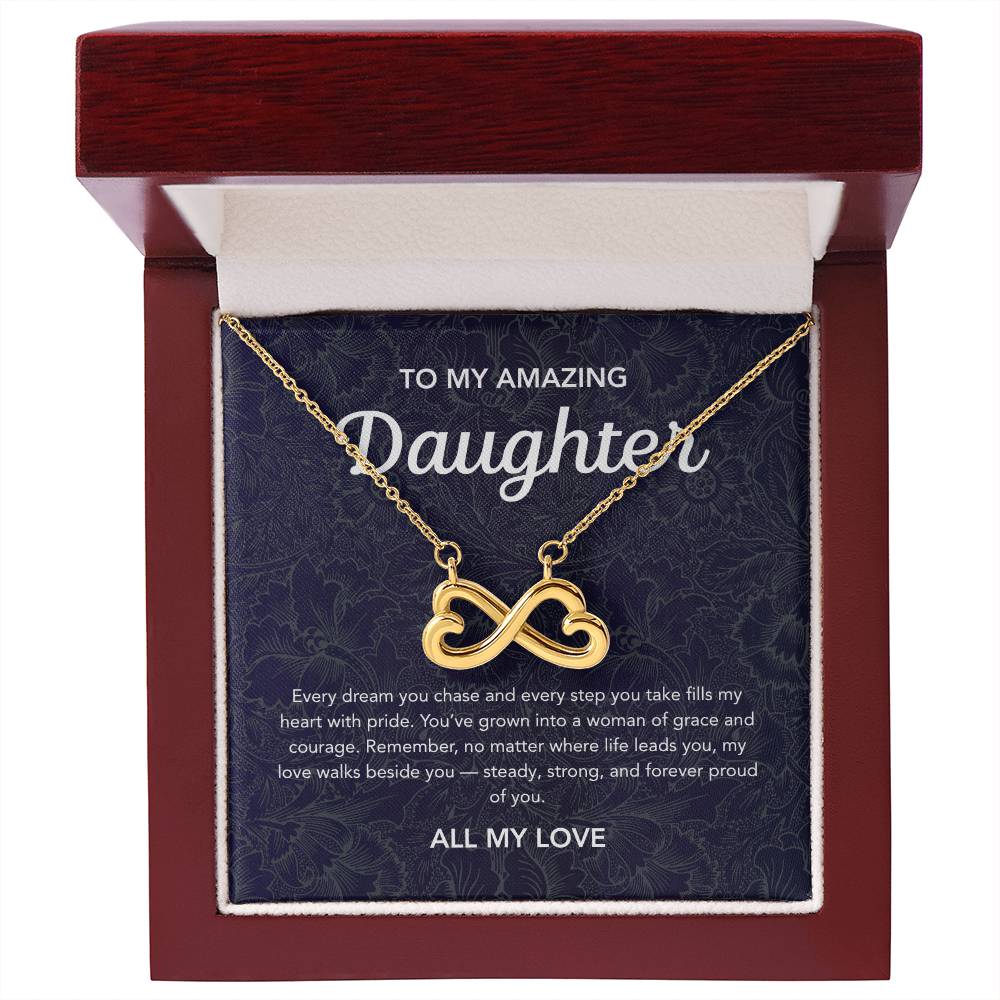 To my Daughter - Endless Love Necklace - Damsak