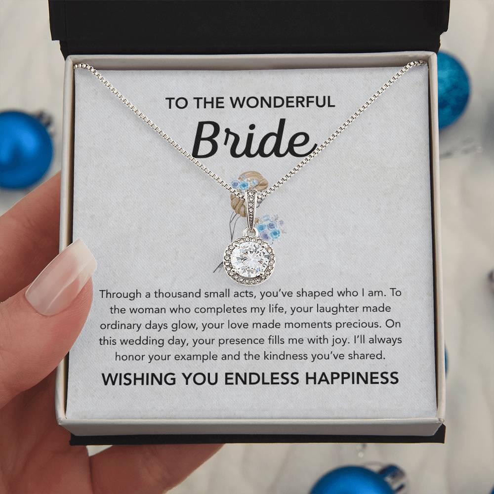 To my Bride - Eternal Hope Necklace - Bridal bouquet