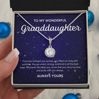 To my Granddaughter - Eternal Hope Necklace - Night Stars
