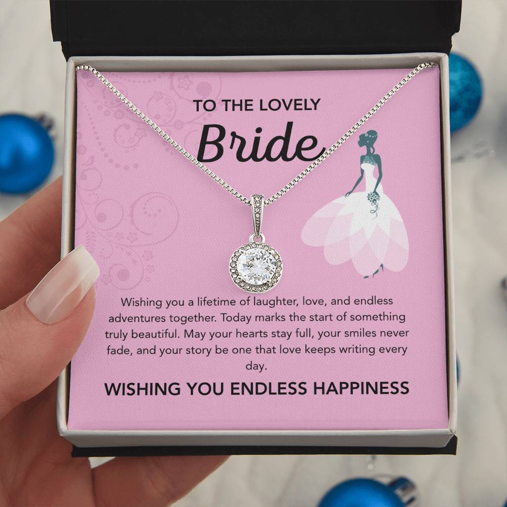 To my Bride - Eternal Hope Necklace - Pink