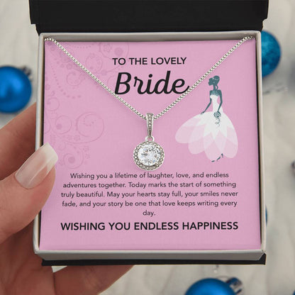 To my Bride - Eternal Hope Necklace - Pink