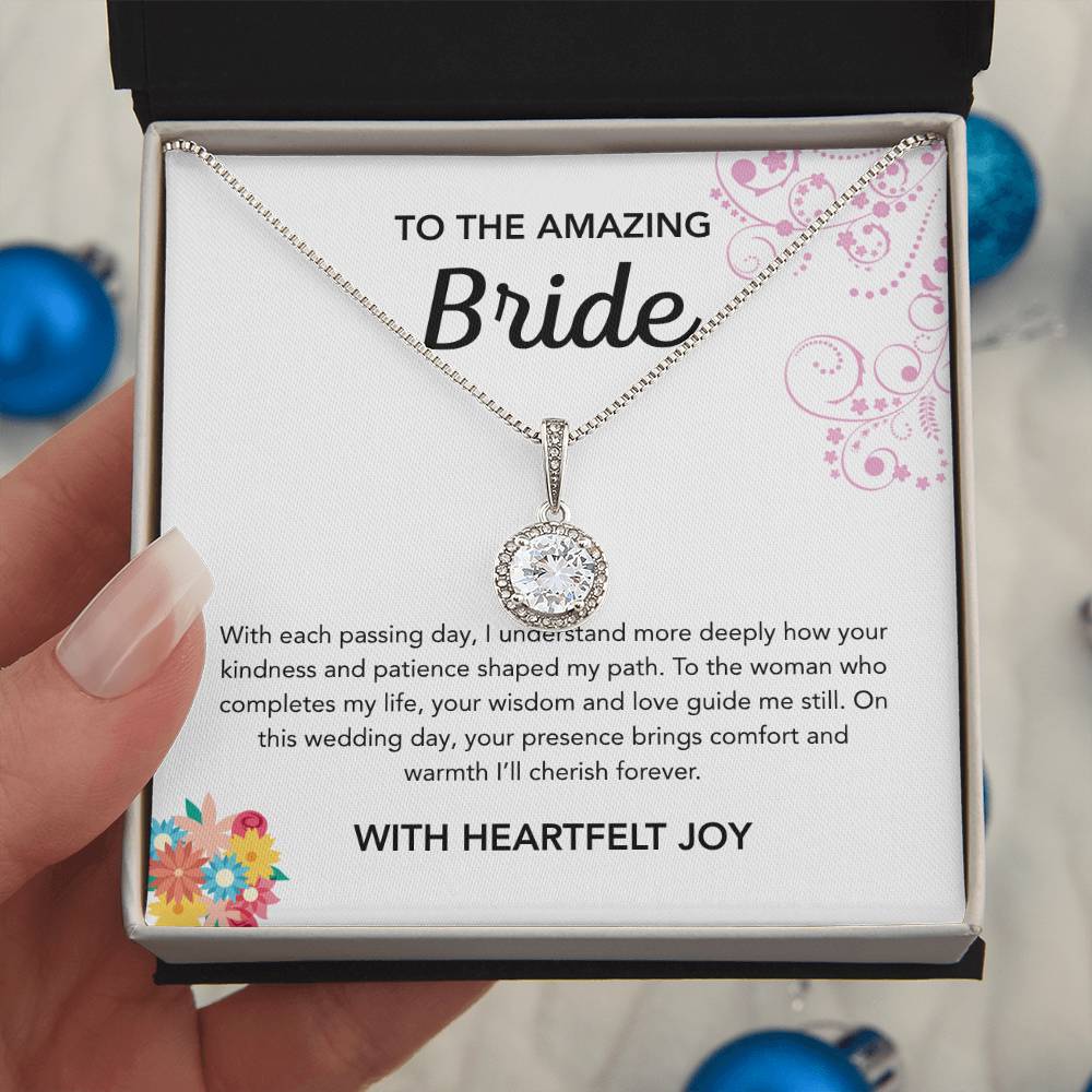 To my Bride - Eternal Hope Necklace - Bridal bouquet