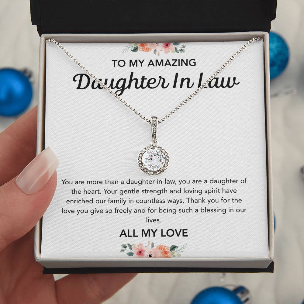 To my Daughter in Law - Eternal Hope Necklace - Flowers