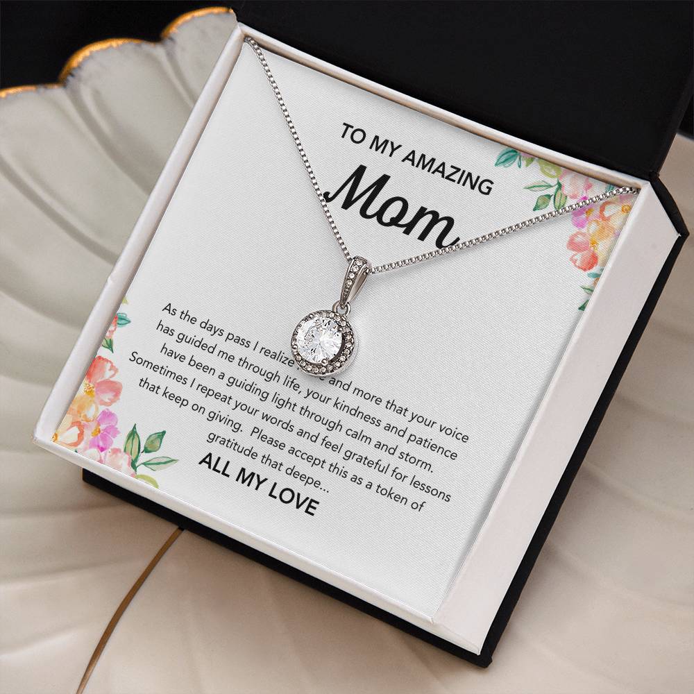 To Mom - Eternal Hope Necklace - Flowers