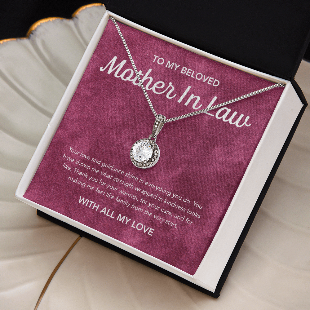 For my Mother in Law - Eternal Hope Necklace - Velvet Pattern