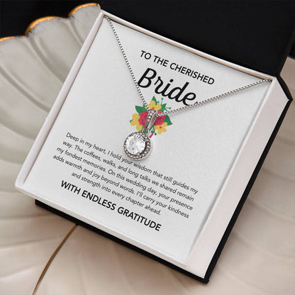 To my Bride - Eternal Hope Necklace - Bridal bouquet