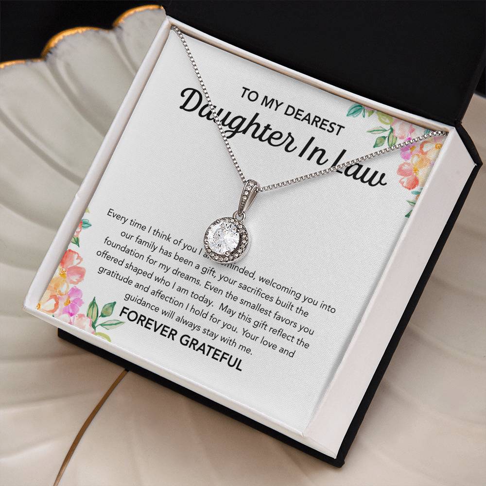 To my Daughter in Law - Eternal Hope Necklace - Flowers