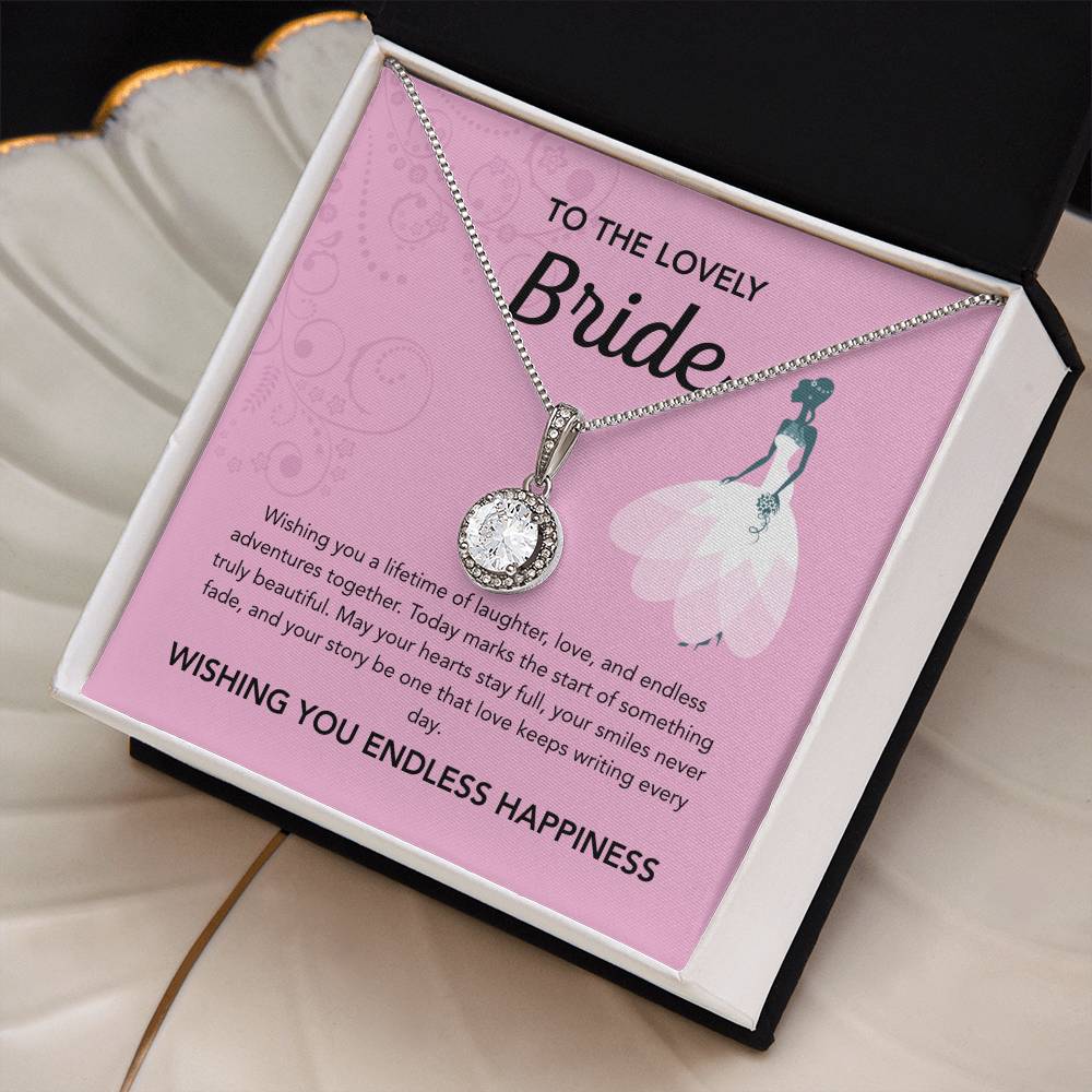 To my Bride - Eternal Hope Necklace - Pink