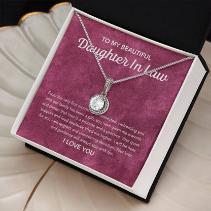 To my Daughter In Law - Eternal Hope Necklace - Velvet Pattern