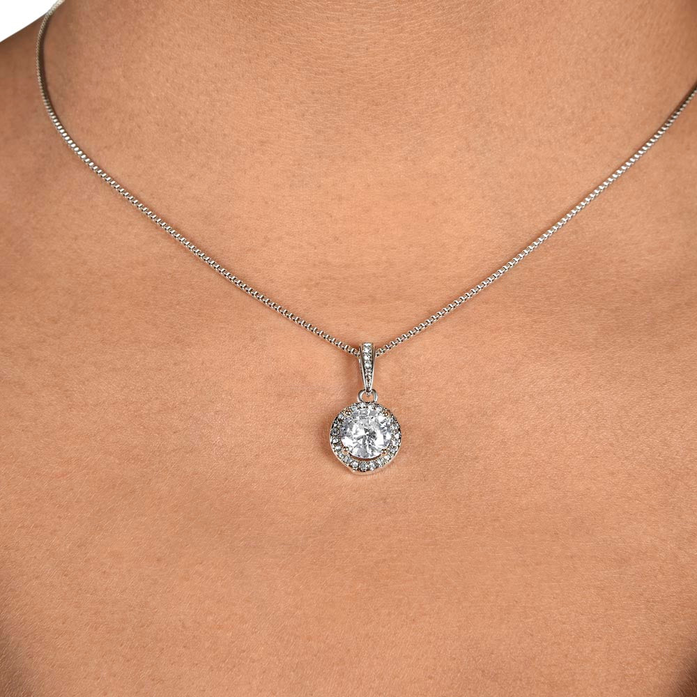 To My Wife - Eternal Hope Necklace - Flowers