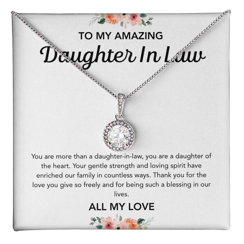 To my Daughter in Law - Eternal Hope Necklace - Flowers