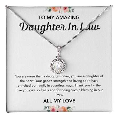 To my Daughter in Law - Eternal Hope Necklace - Flowers