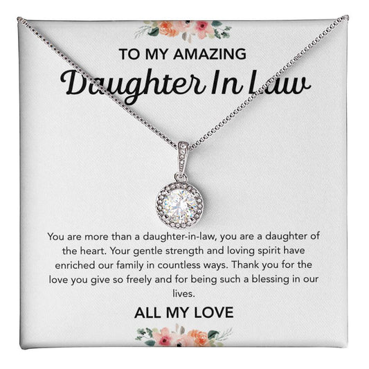 To my Daughter in Law - Eternal Hope Necklace - Flowers