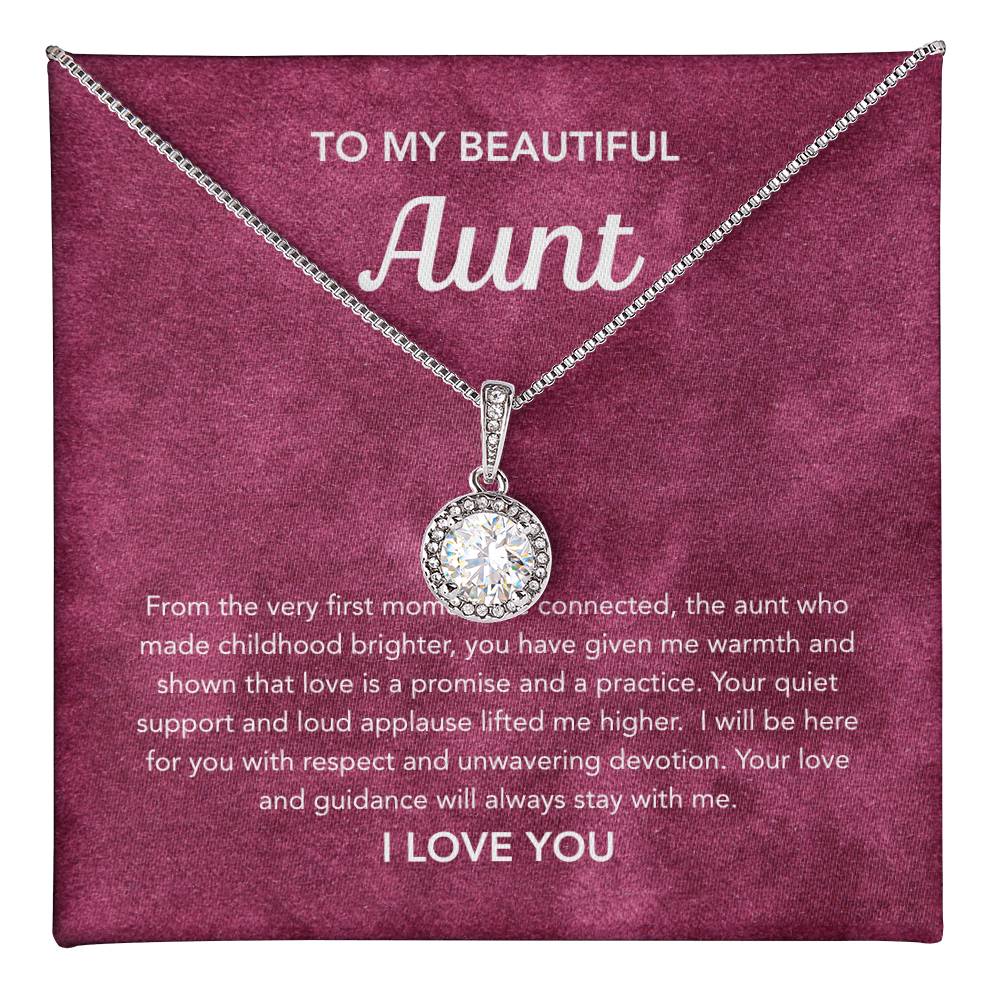 To my Aunt - Eternal Hope Necklace - Velvet Pattern