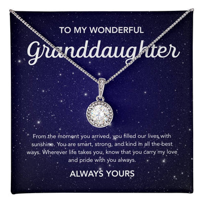 To my Granddaughter - Eternal Hope Necklace - Night Stars
