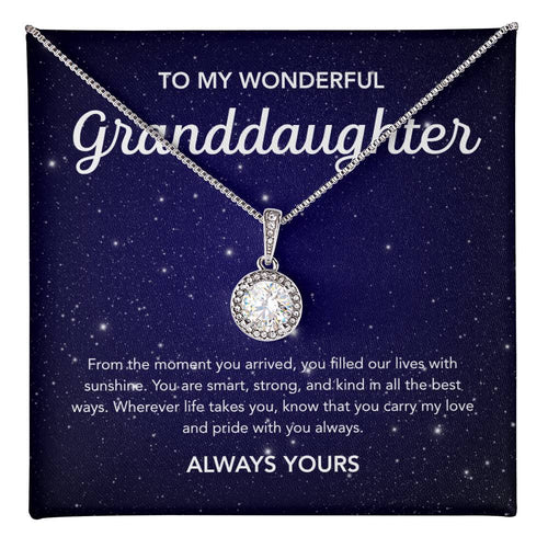 To my Granddaughter - Eternal Hope Necklace - Night Stars