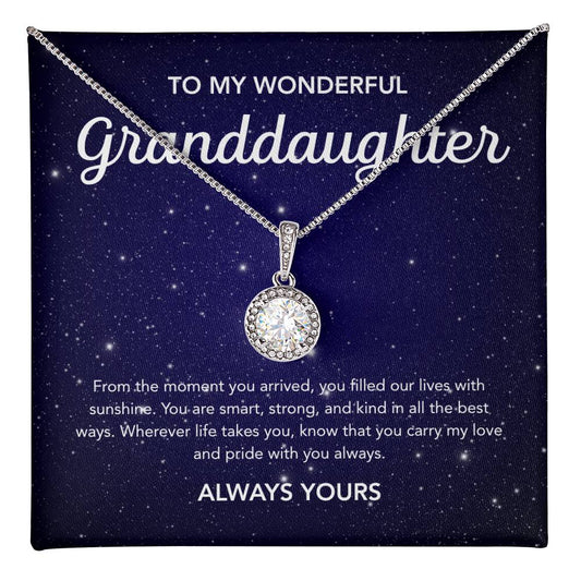 To my Granddaughter - Eternal Hope Necklace - Night Stars