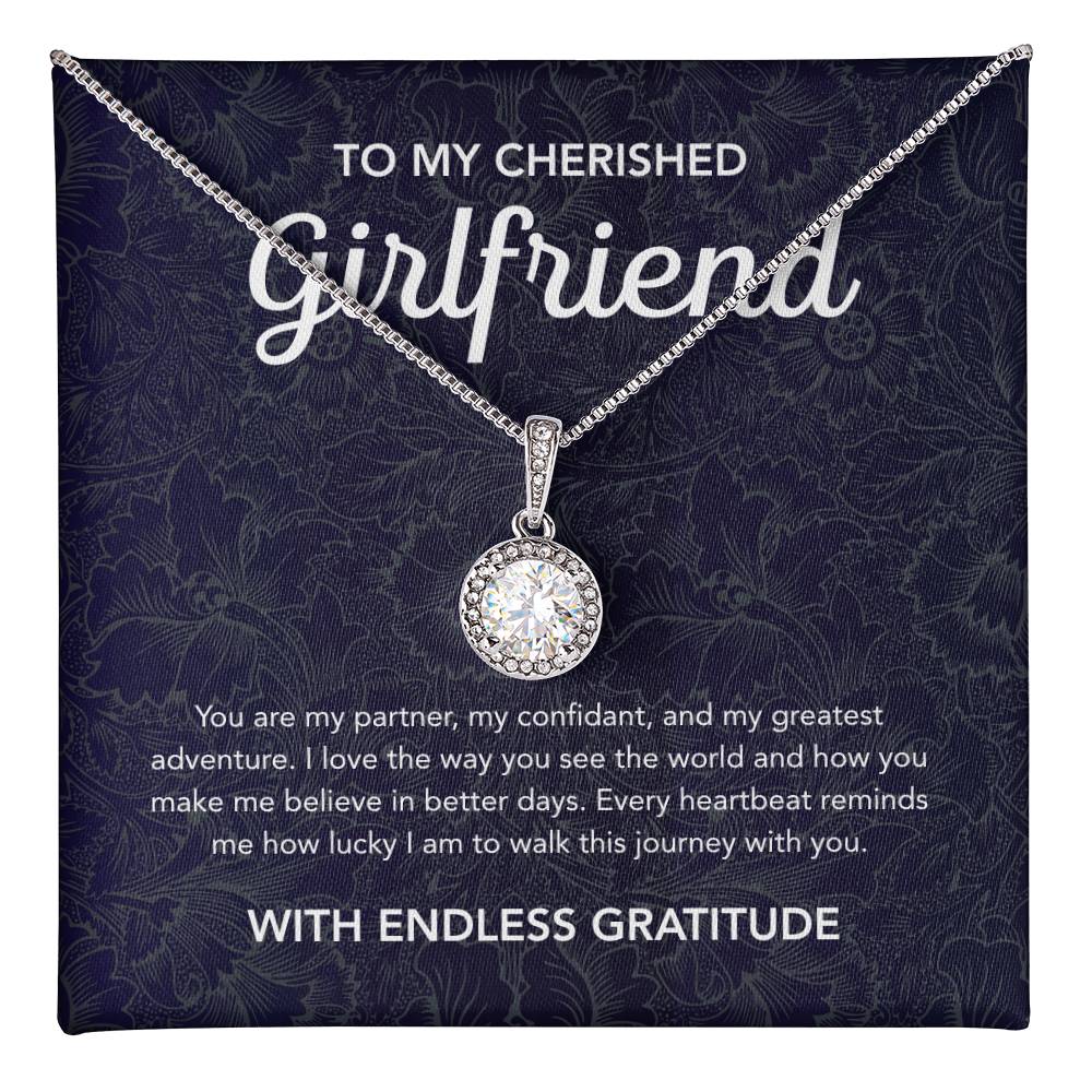 To My Girlfriend - Eternal Hope Necklace - Damask