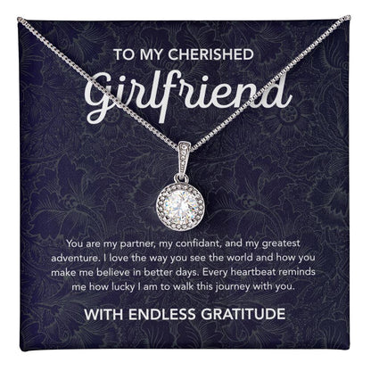 To My Girlfriend - Eternal Hope Necklace - Damask