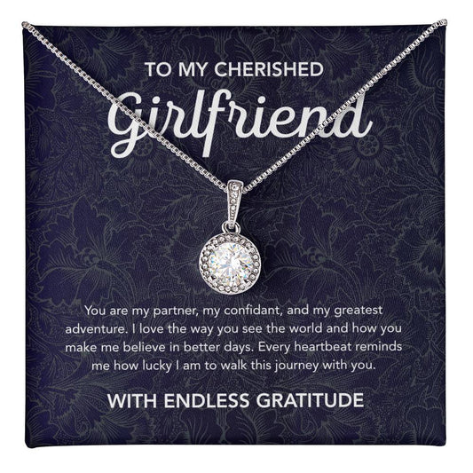 To My Girlfriend - Eternal Hope Necklace - Damask