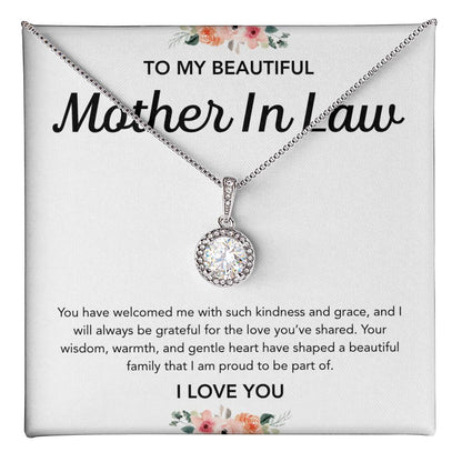 For my Mother in Law - Eternal Hope Necklace - Flowers