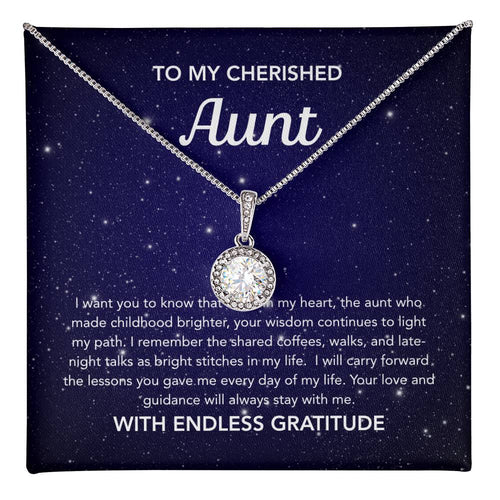 To my Aunt - Eternal Hope Necklace - Night Stars