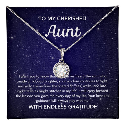 To my Aunt - Eternal Hope Necklace - Night Stars