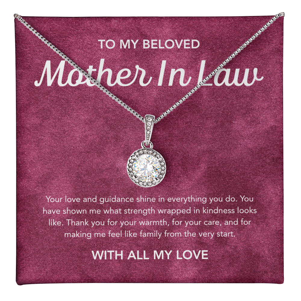 For my Mother in Law - Eternal Hope Necklace - Velvet Pattern