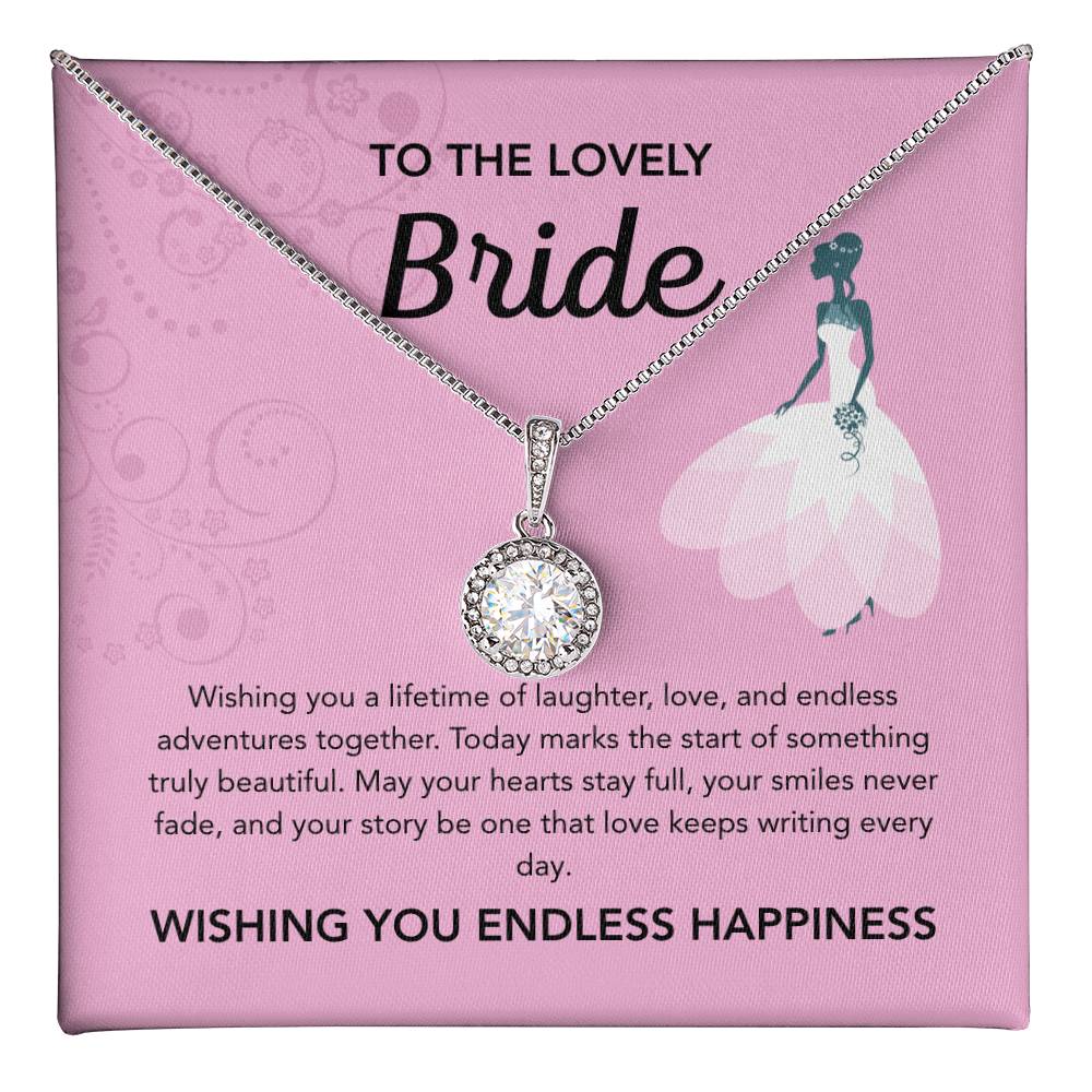 To my Bride - Eternal Hope Necklace - Pink