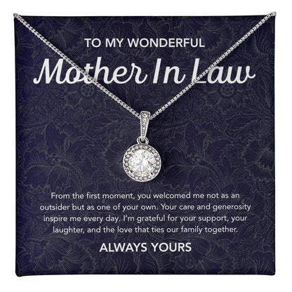 For my Mother in Law - Eternal Hope Necklace - Flourish