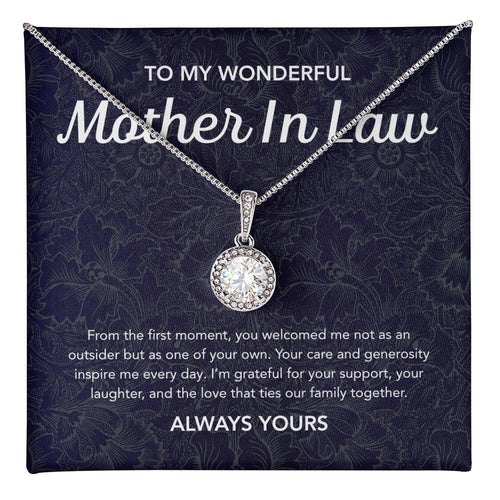 For my Mother in Law - Eternal Hope Necklace - Flourish