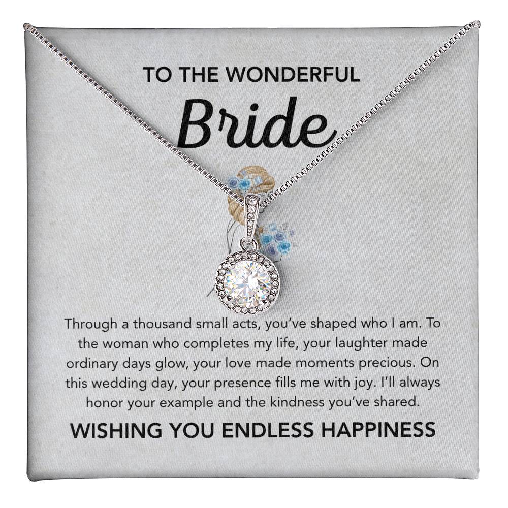 To my Bride - Eternal Hope Necklace - Bridal bouquet