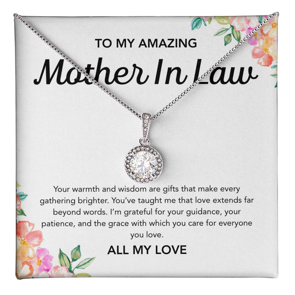 For my Mother in Law - Eternal Hope Necklace - Flowers