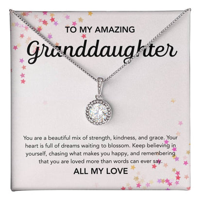 To my Granddaughter - Eternal Hope Necklace - Stars