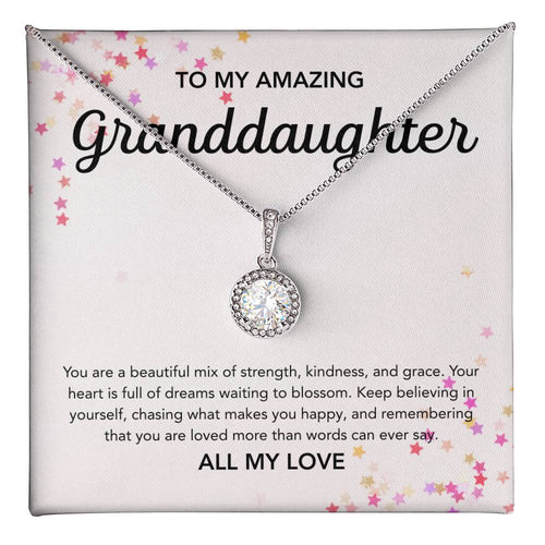 To my Granddaughter - Eternal Hope Necklace - Stars