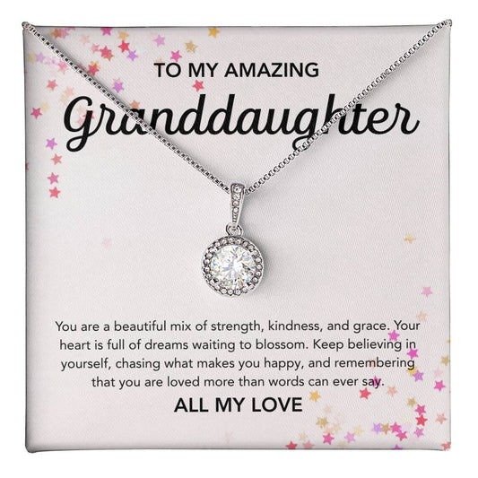 To my Granddaughter - Eternal Hope Necklace - Stars