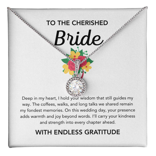 To my Bride - Eternal Hope Necklace - Bridal bouquet
